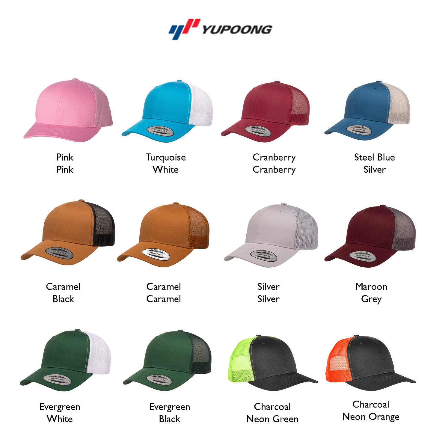 Black Rhino Snapback Trucker Hat