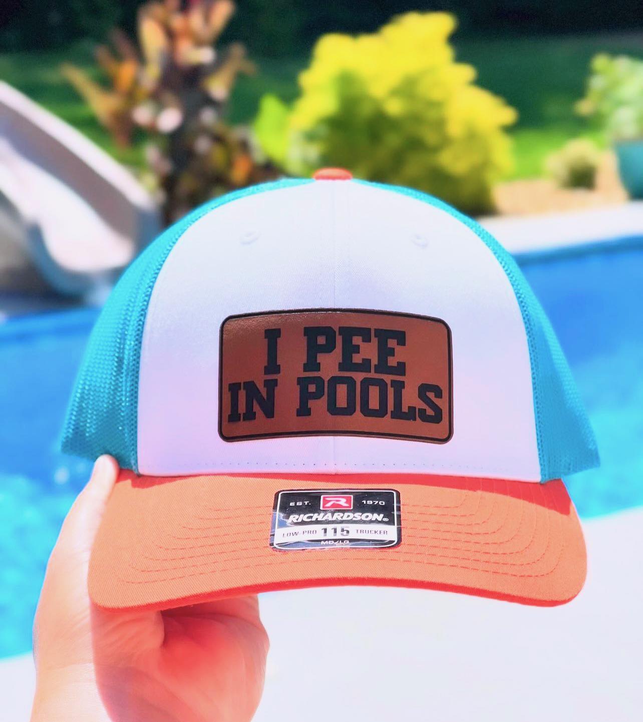 I Pee In Pools Low Profile Snapback Richardson 115