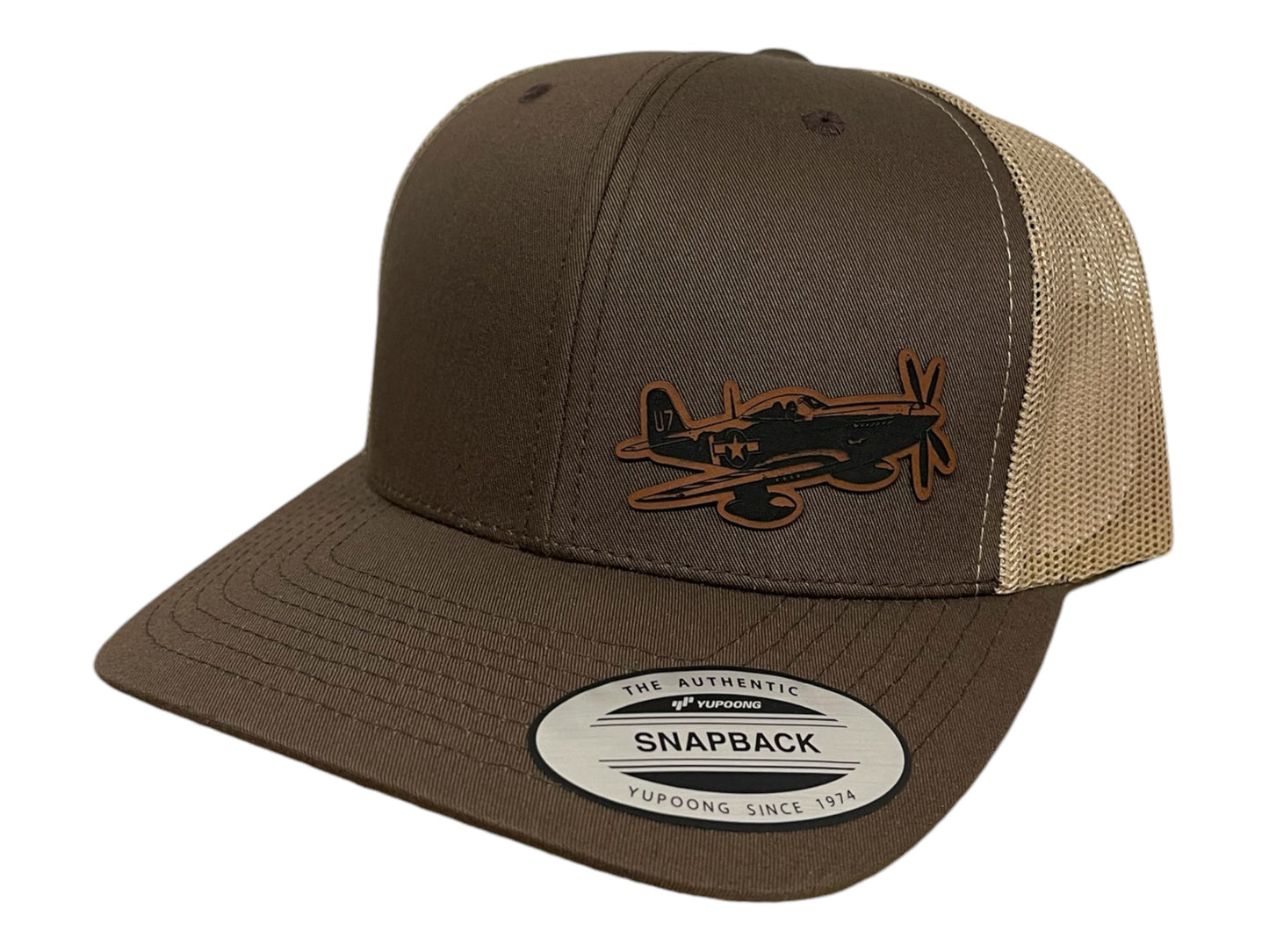 Sky Stallion P-51 Mustang Snapback Trucker Hat