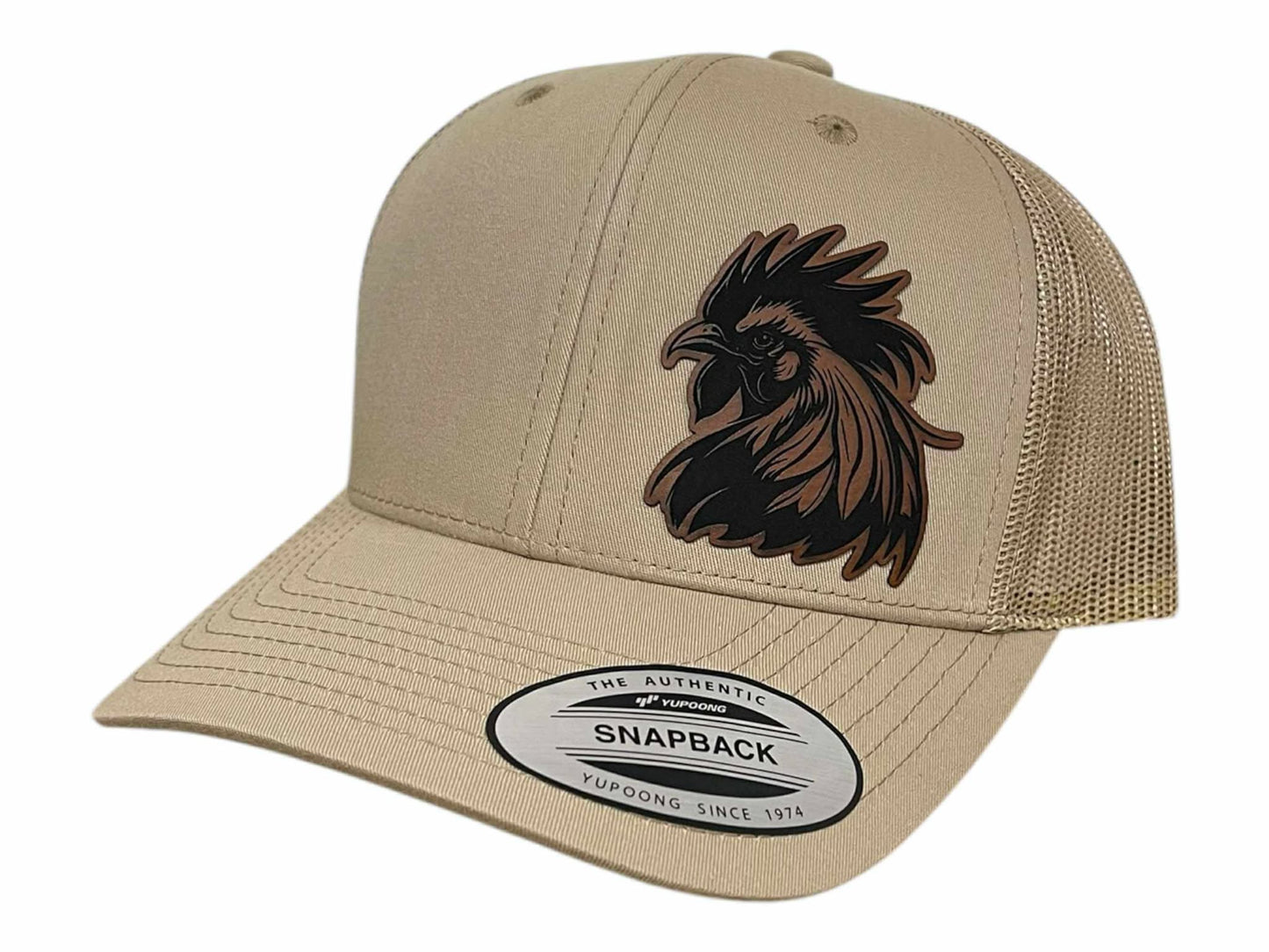 Leghorn Rooster Snapback Trucker Hat