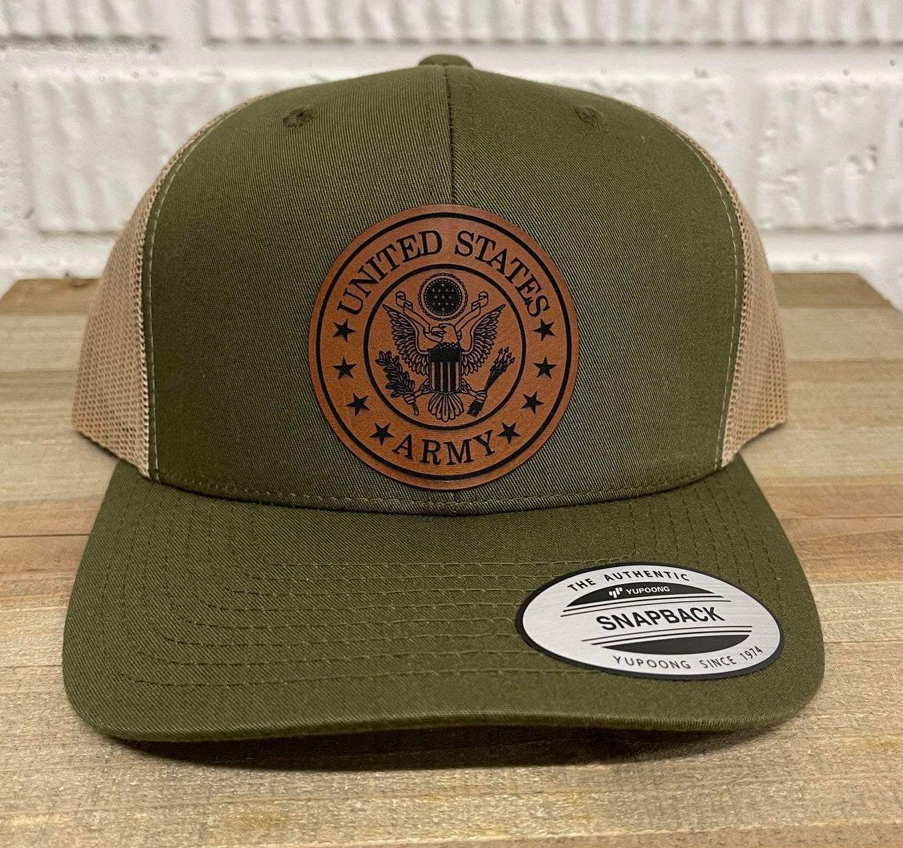 Army Branch Seal Snapback Trucker Hat