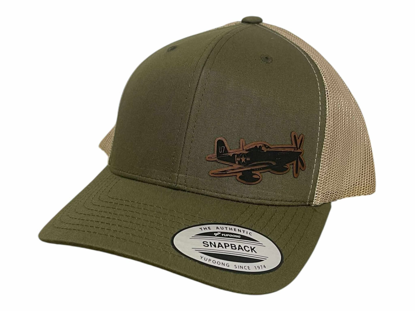 Sky Stallion P-51 Mustang Snapback Trucker Hat