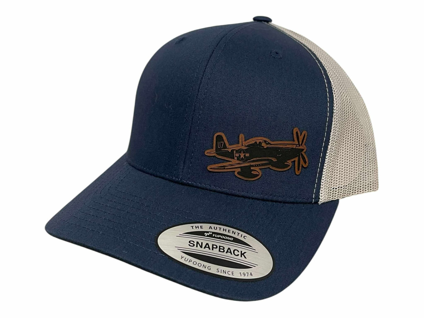 Sky Stallion P-51 Mustang Snapback Trucker Hat
