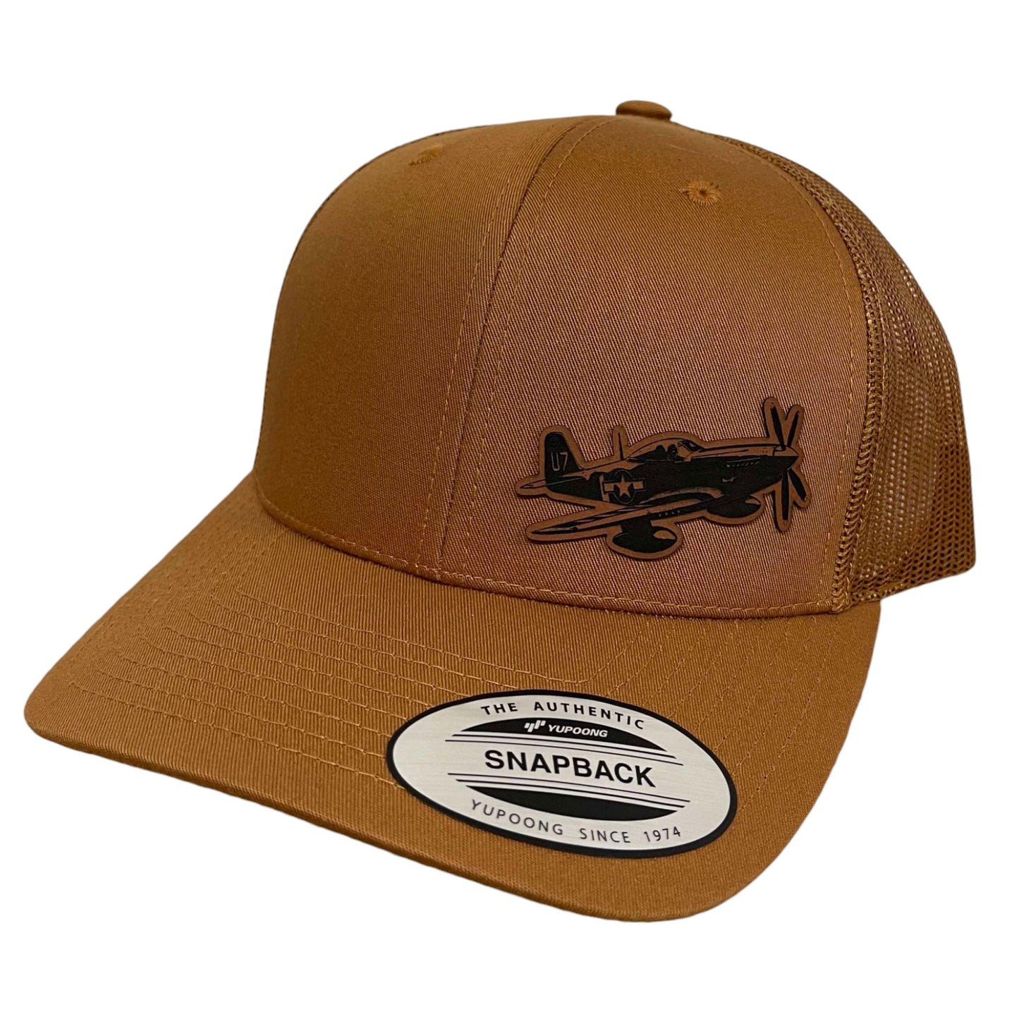 Sky Stallion P-51 Mustang Snapback Trucker Hat