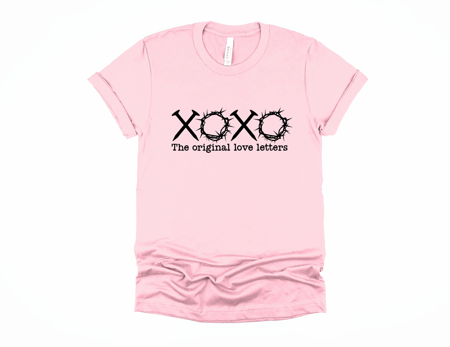 XOXO The original love letters Bella+Canvas Premium Graphic Tee