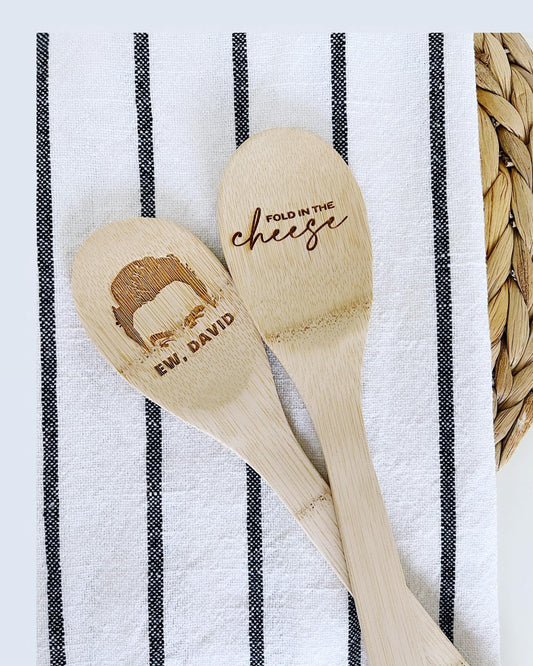 Ew, David and Fold in the Cheese Wooden Spoon Combo