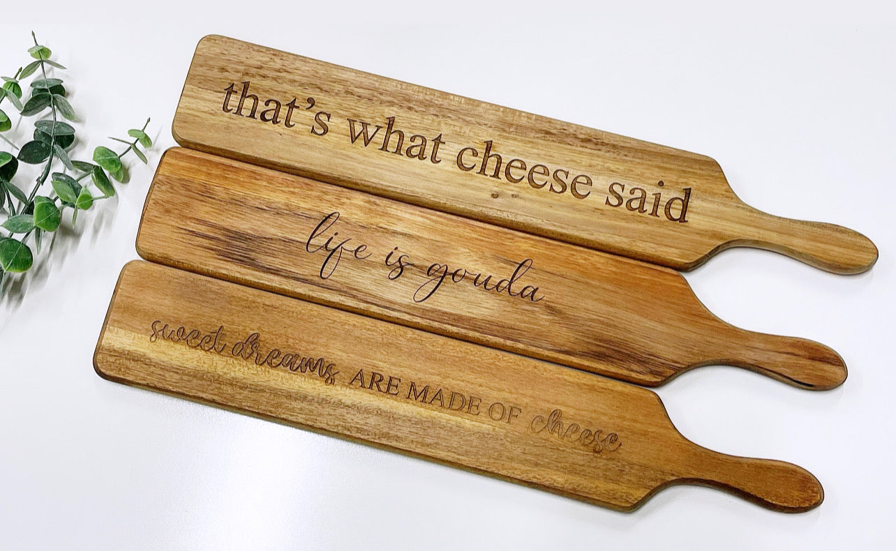 Skinny Acacia Cheese Board