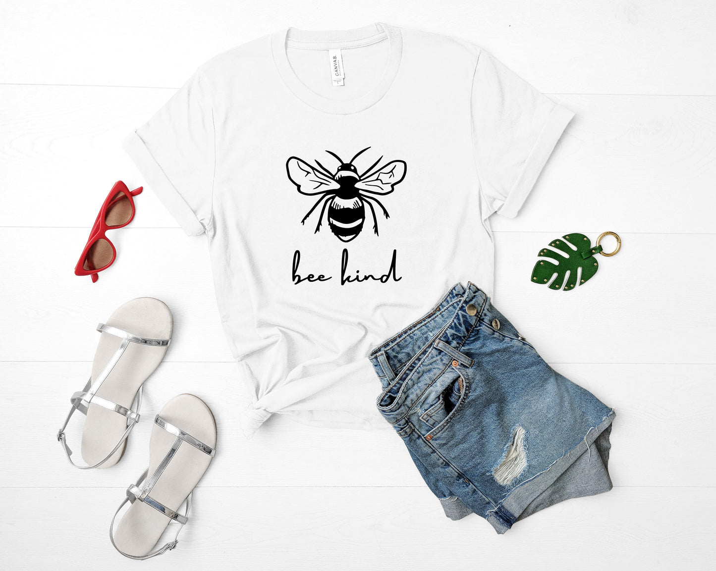 Bee Kind Bella+Canvas Premium Graphic Tee