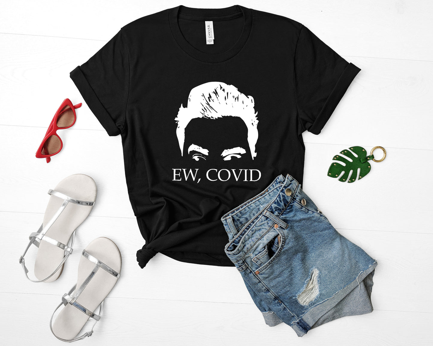 Ew, Covid Bella+Canvas Premium Graphic Tee