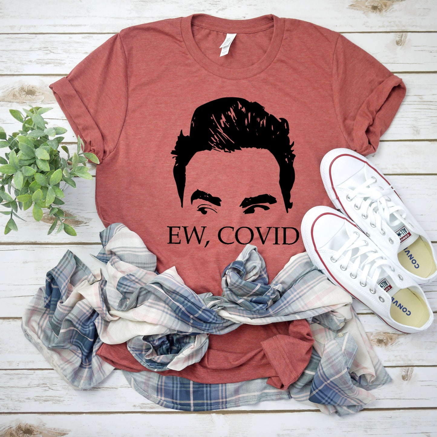 Ew, Covid Bella+Canvas Premium Graphic Tee