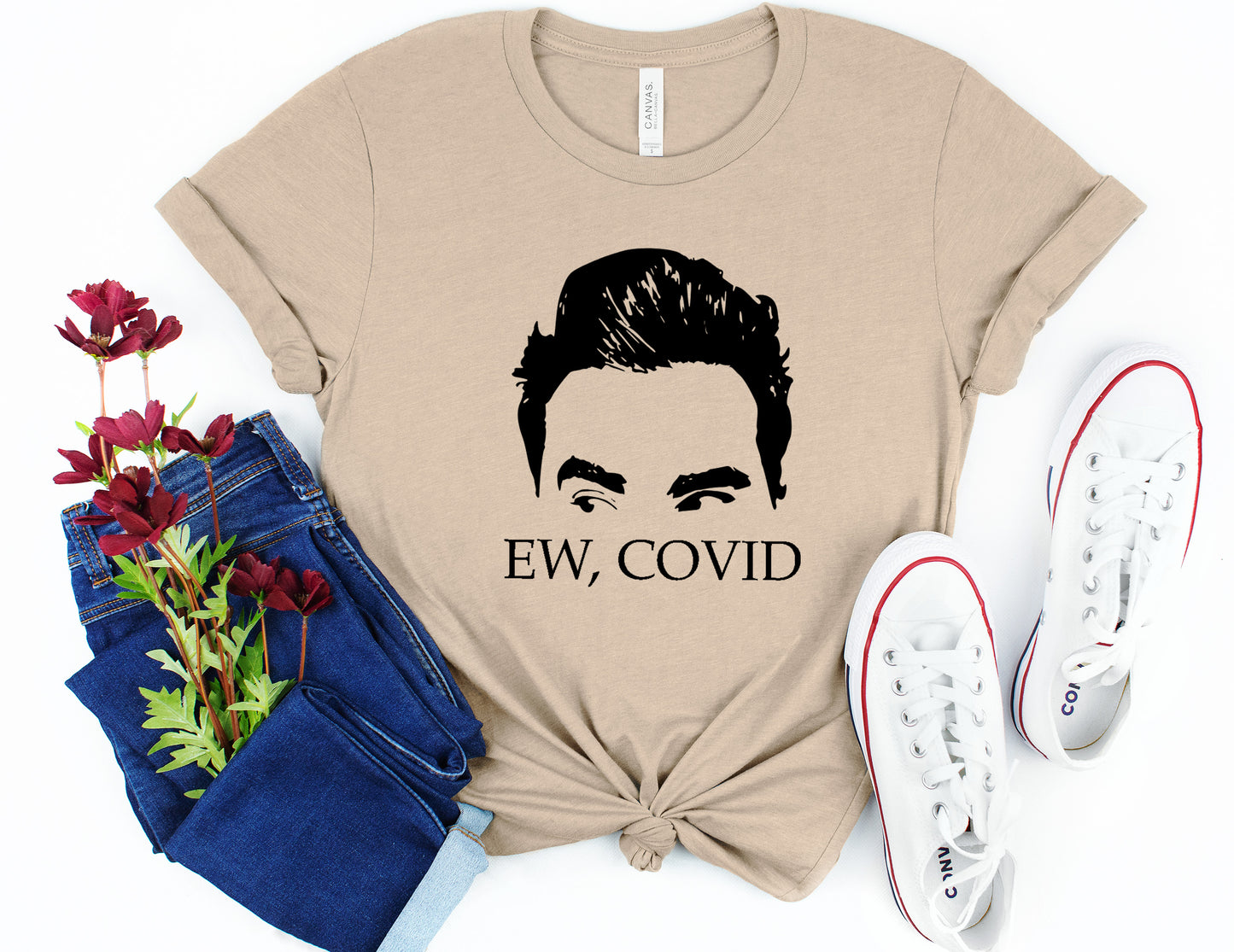 Ew, Covid Bella+Canvas Premium Graphic Tee
