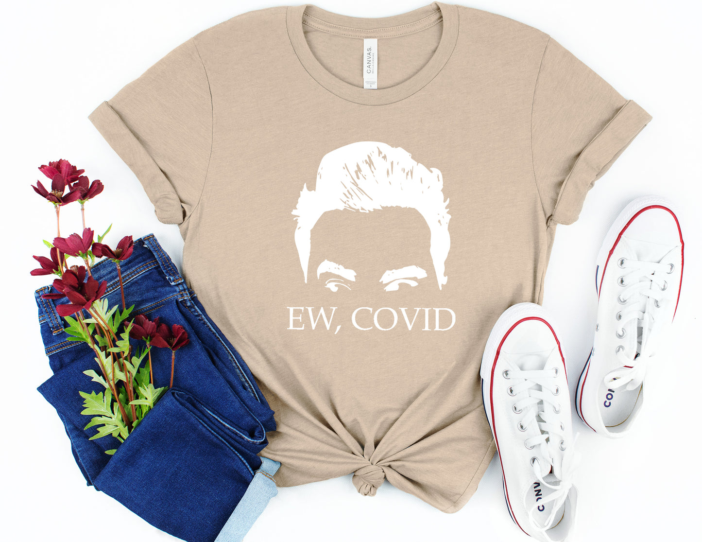 Ew, Covid Bella+Canvas Premium Graphic Tee