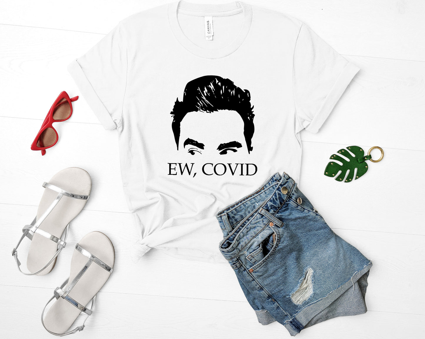Ew, Covid Bella+Canvas Premium Graphic Tee