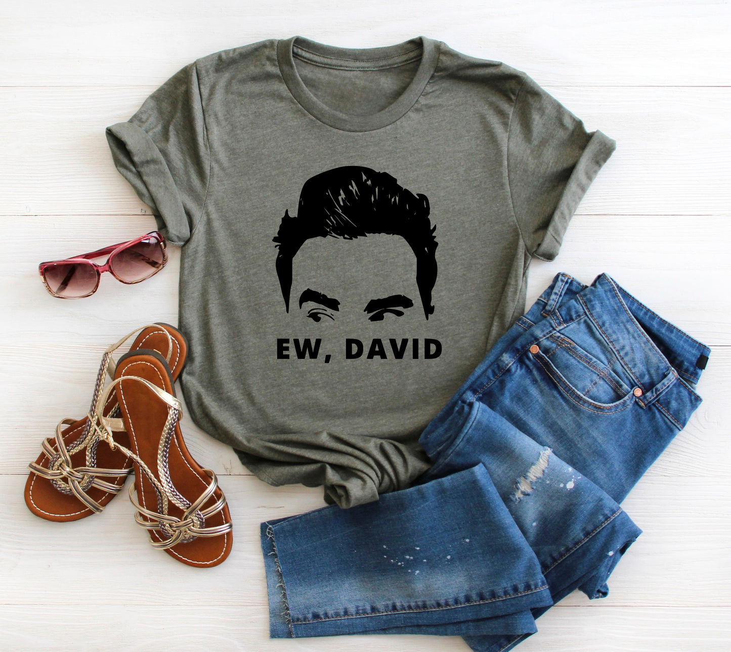 Ew, David Bella+Canvas Premium Graphic Tee