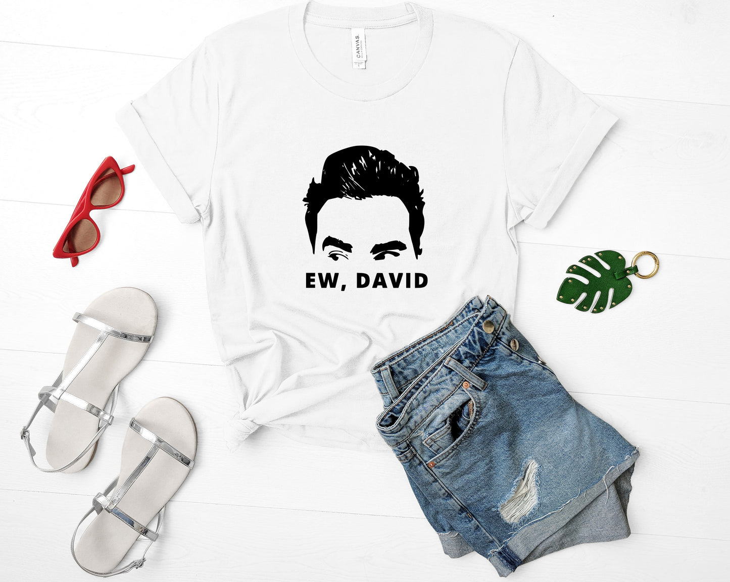 Ew, David Bella+Canvas Premium Graphic Tee