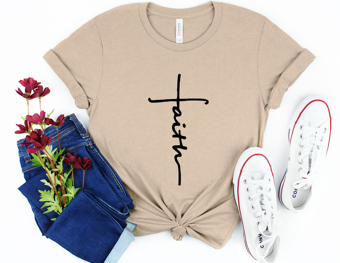 Faith Bella+Canvas Premium Graphic Tee