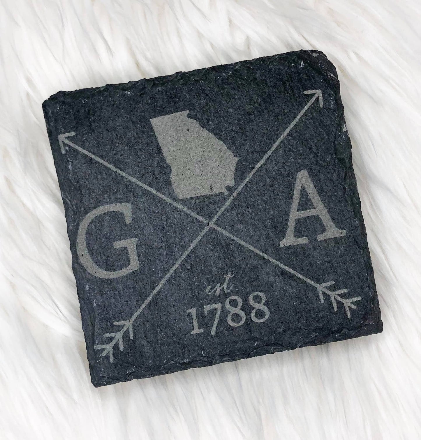 State Slate Coasters - Set of 4