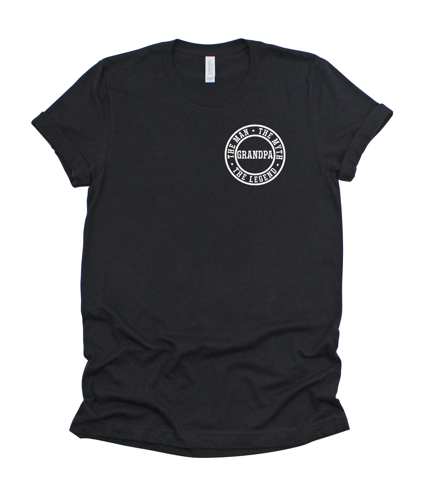 Grandpa The Man The Myth The Legend Father's Day Collection Bella+Canvas Premium Graphic Tee