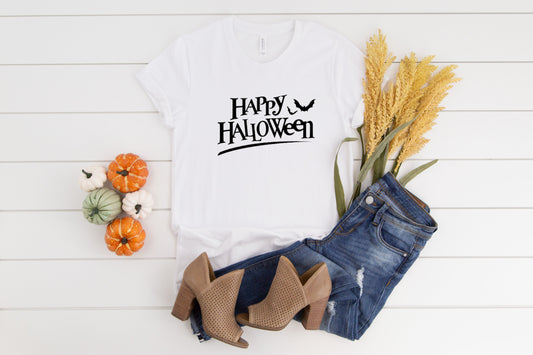 Happy Halloween Halloween Collection Bella+Canvas Premium Graphic Tee