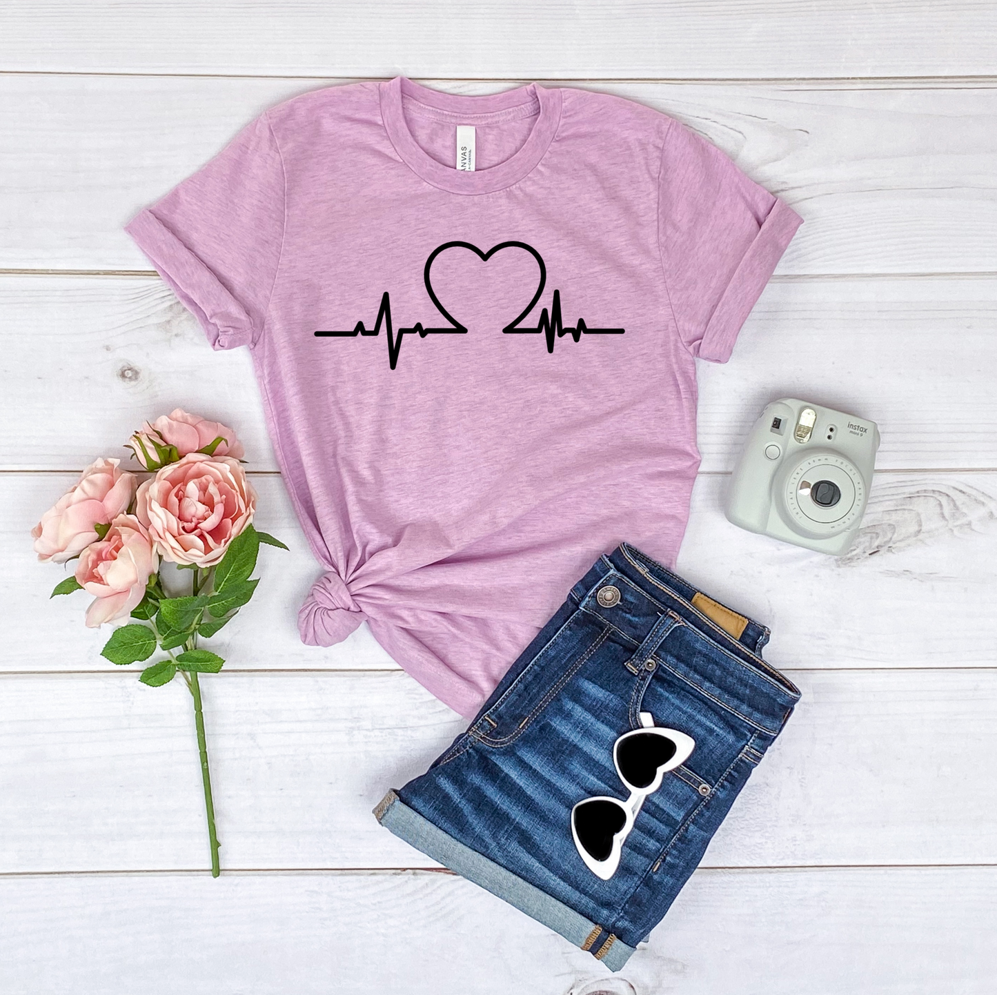 Heartbeat RN Bella+Canvas Premium Graphic Tee