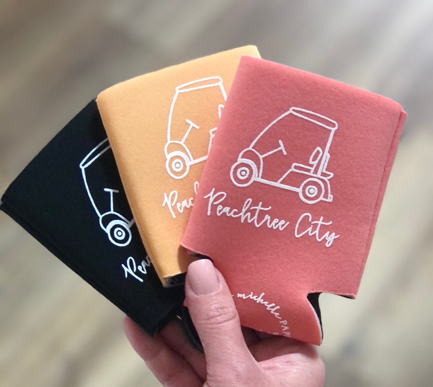 Peachtree City, Ga Can Koozie by Natalie Kilgore