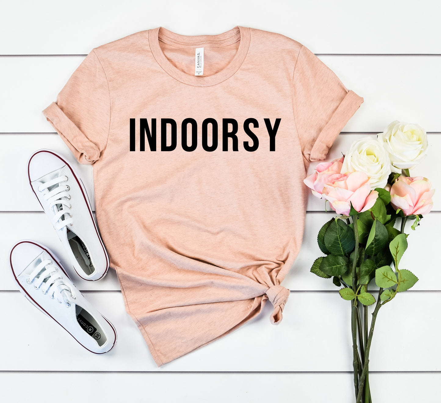 INDOORSY Bella+Canvas Premium Graphic Tee