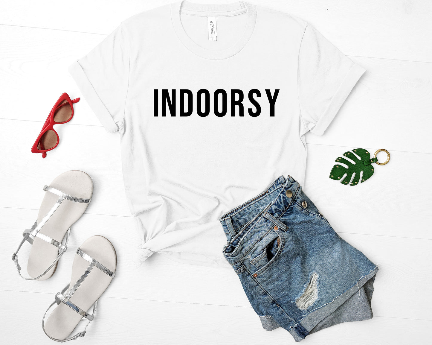 INDOORSY Bella+Canvas Premium Graphic Tee