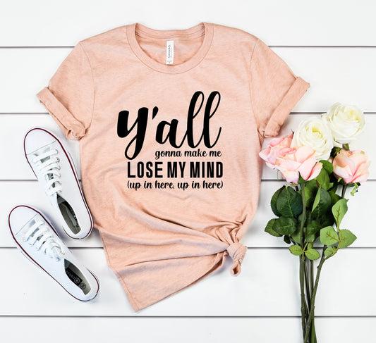 Lose My Mind Bella+Canvas Premium Graphic Tee