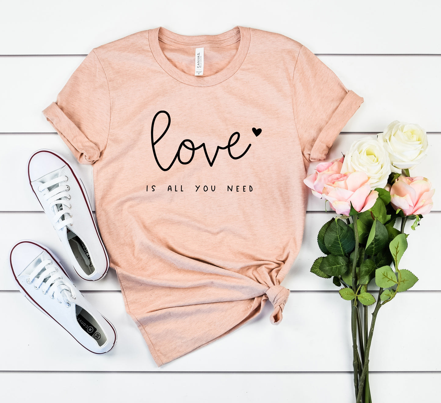 Love is All You Need Bella+Canvas Premium Graphic Tee