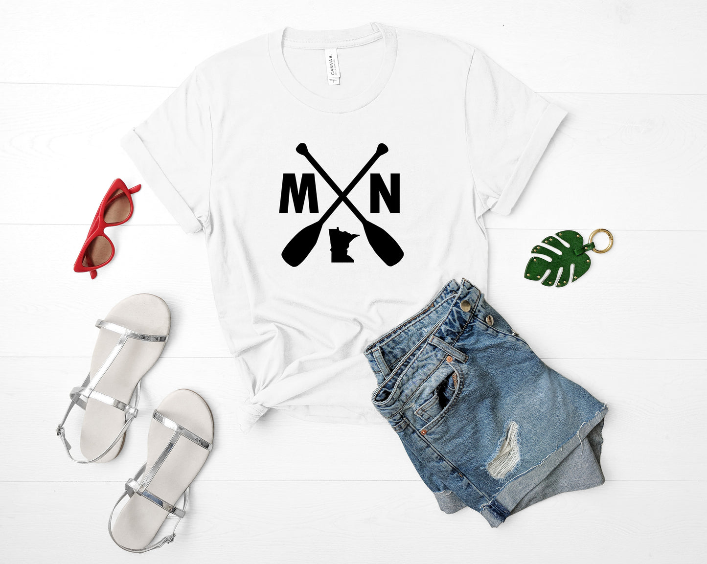 Minnesota Lake Life Bella+Canvas Premium Graphic Tee