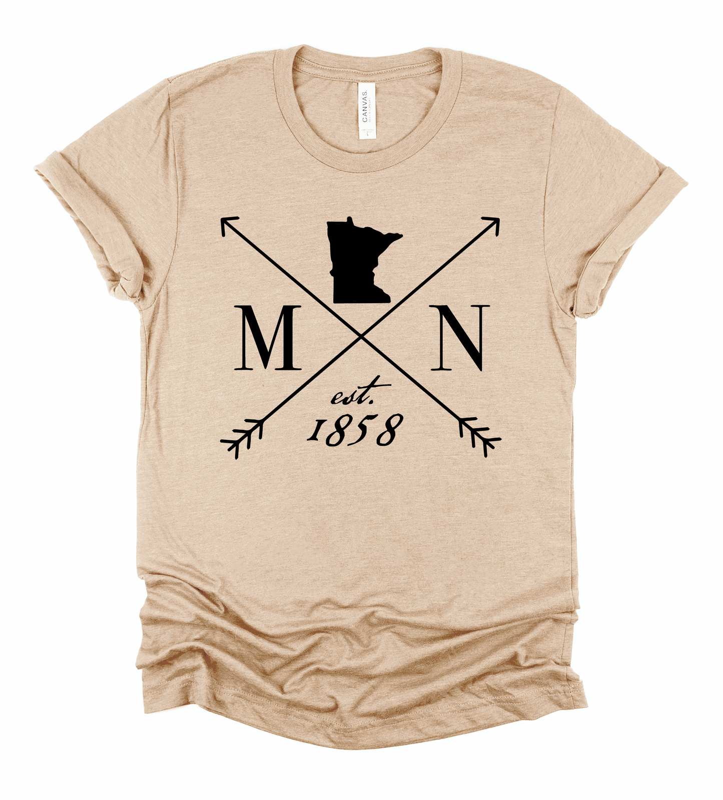 Customizable State est. Bella+Canvas Premium Graphic Tee