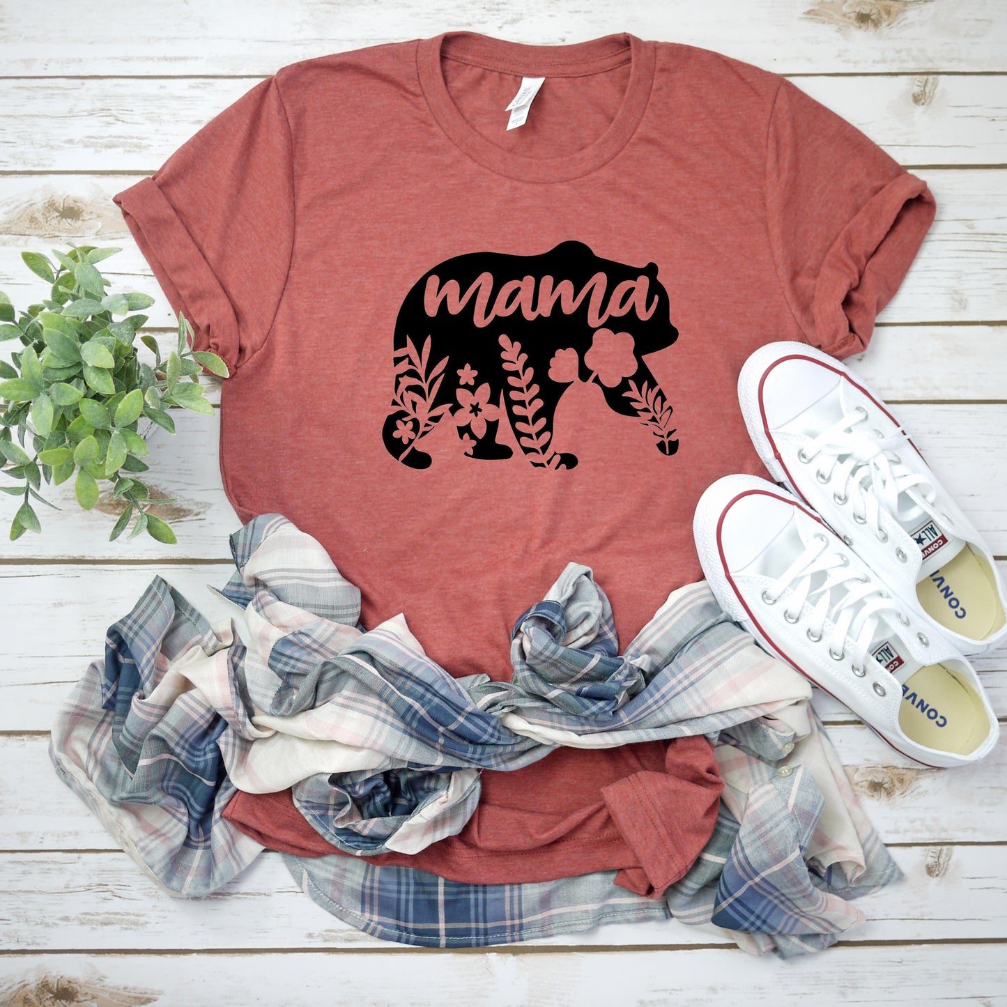 Mama Bear Bella+Canvas Premium Graphic Tee