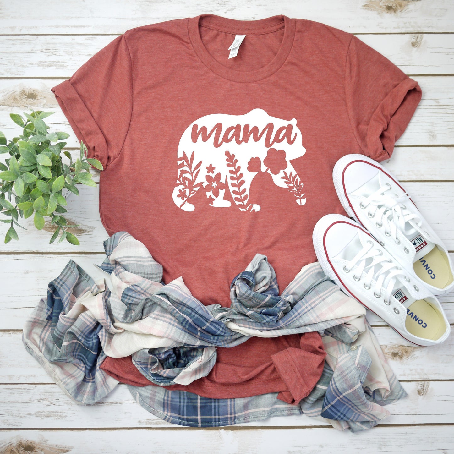 Mama Bear Bella+Canvas Premium Graphic Tee