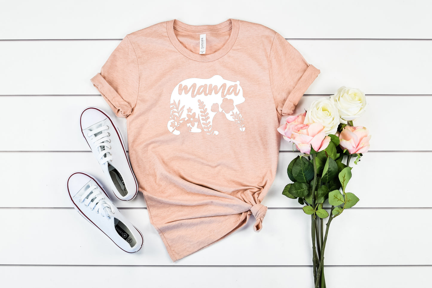 Mama Bear Bella+Canvas Premium Graphic Tee