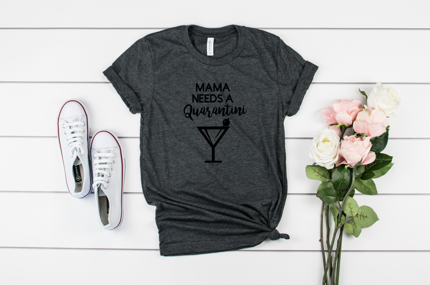 MAMA NEEDS A Quarantini Bella+Canvas Premium Graphic Tee