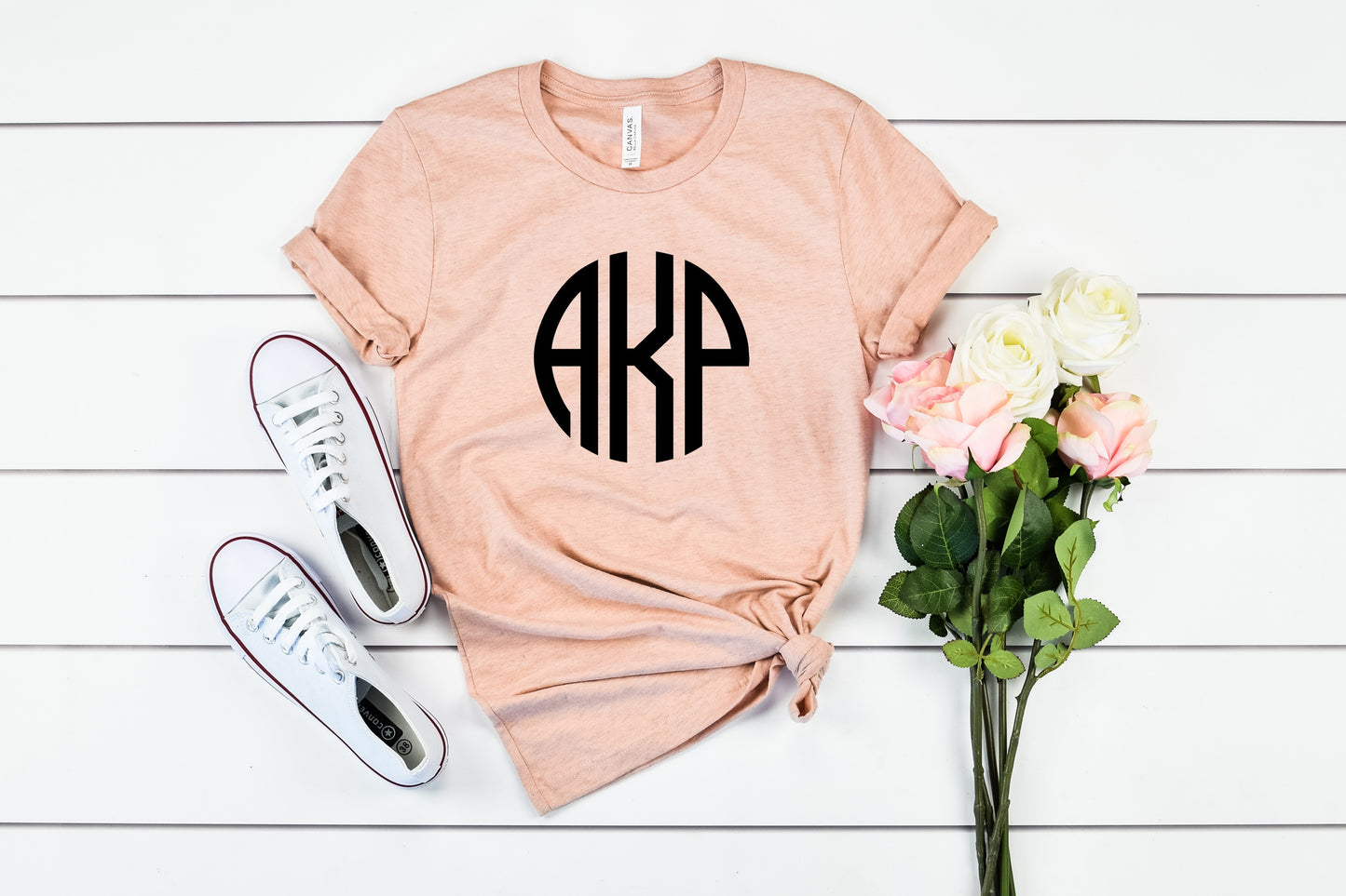 Monogram Customizable Bella+Canvas Premium Graphic Tee