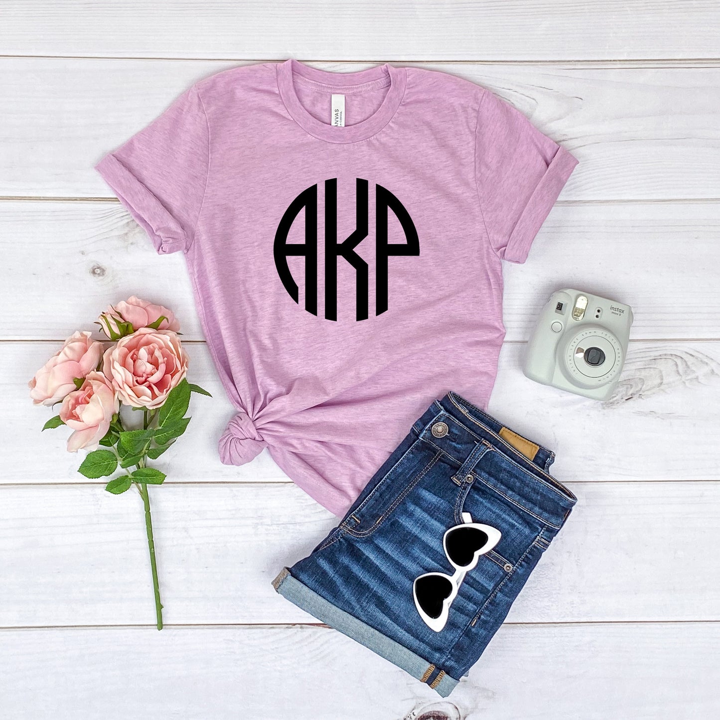 Monogram Customizable Bella+Canvas Premium Graphic Tee
