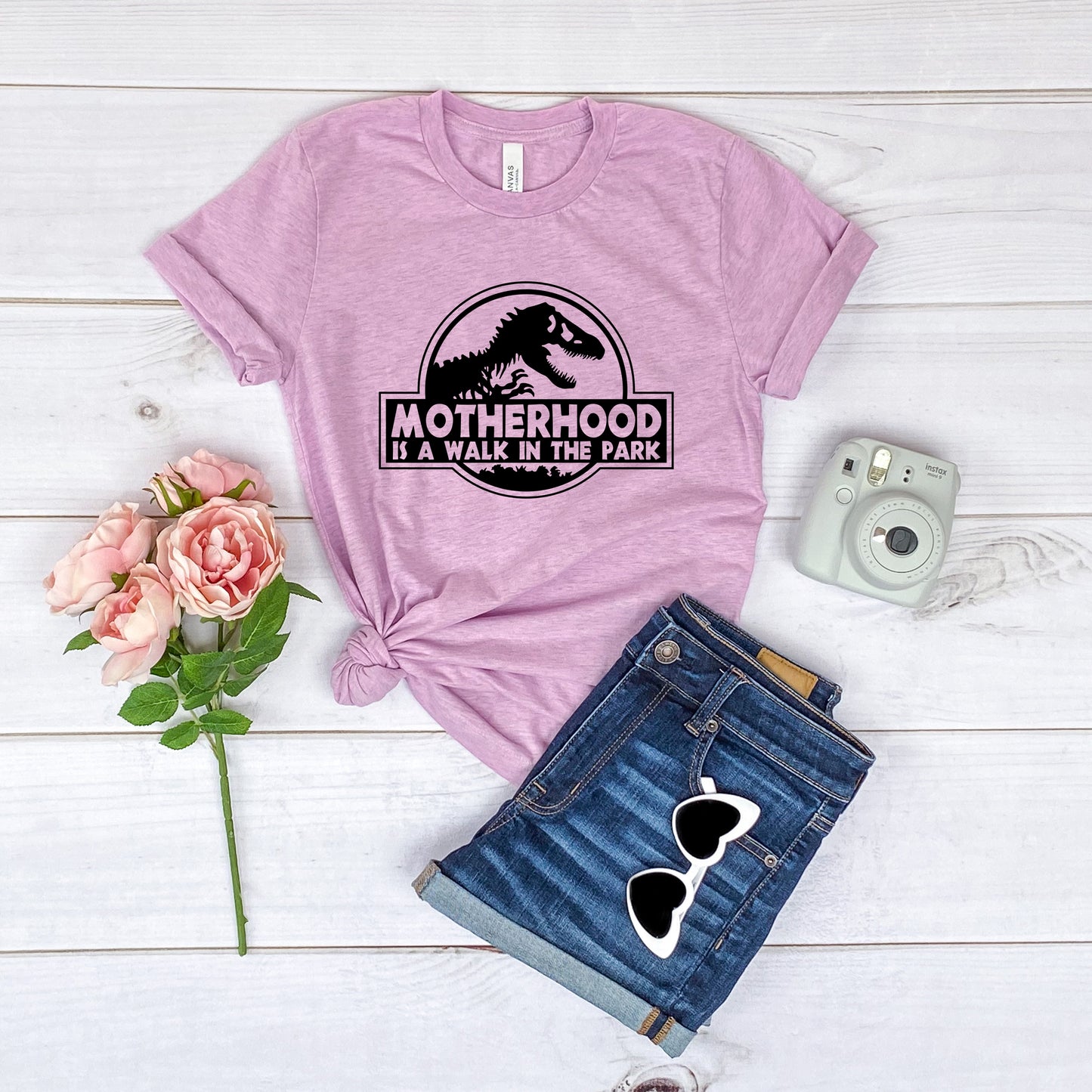 Motherhood is a Walk in the Park Bella+Canvas Premium Graphic Tee