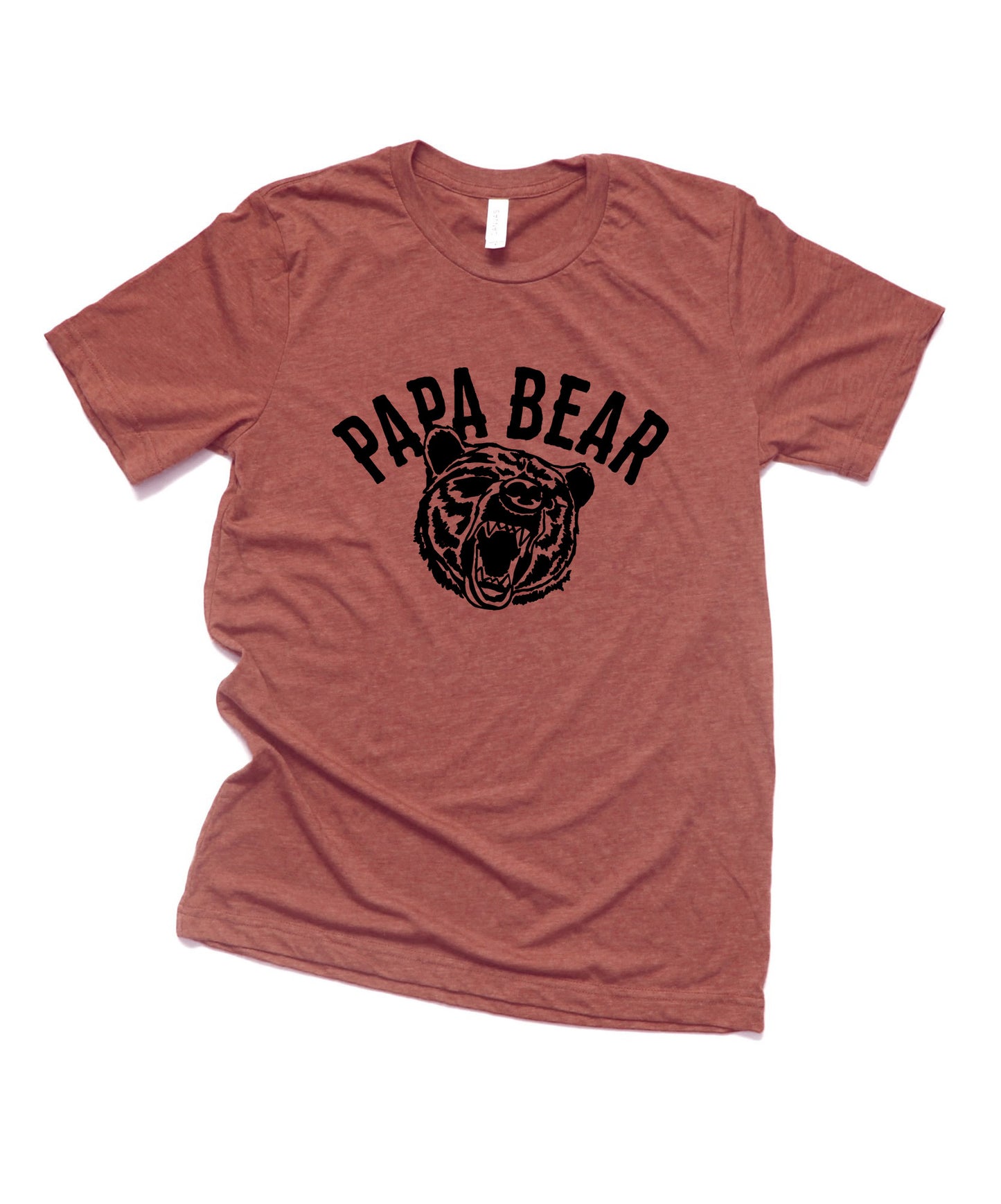 Papa Bear Father's Day Collection Bella+Canvas Premium Graphic Tee