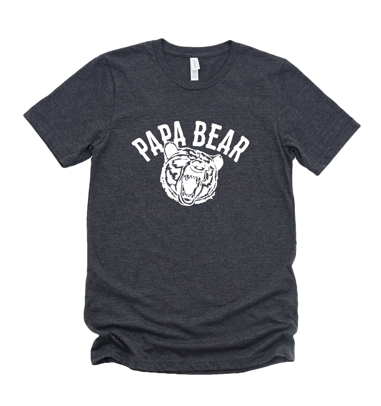 Papa Bear Father's Day Collection Bella+Canvas Premium Graphic Tee