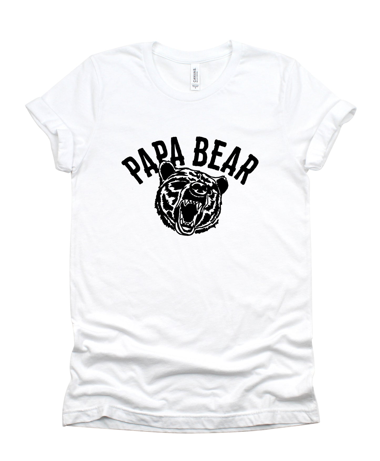 Papa Bear Father's Day Collection Bella+Canvas Premium Graphic Tee