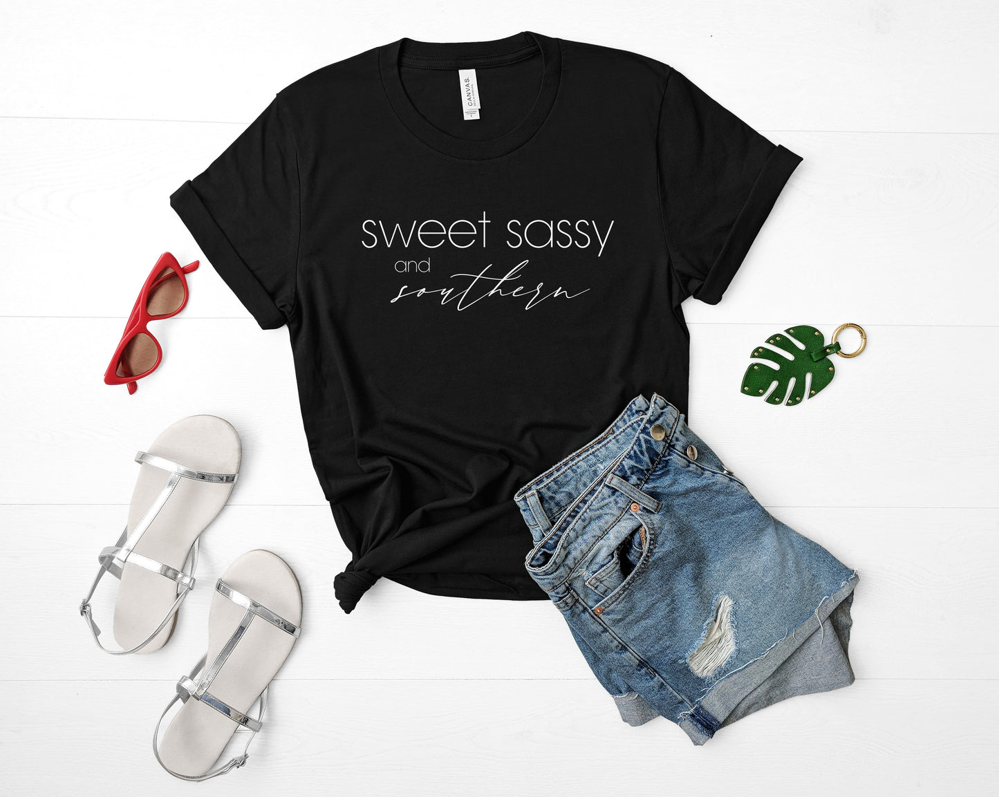 Sweet Sassy and Southern Bella+Canvas Premium Graphic Tee