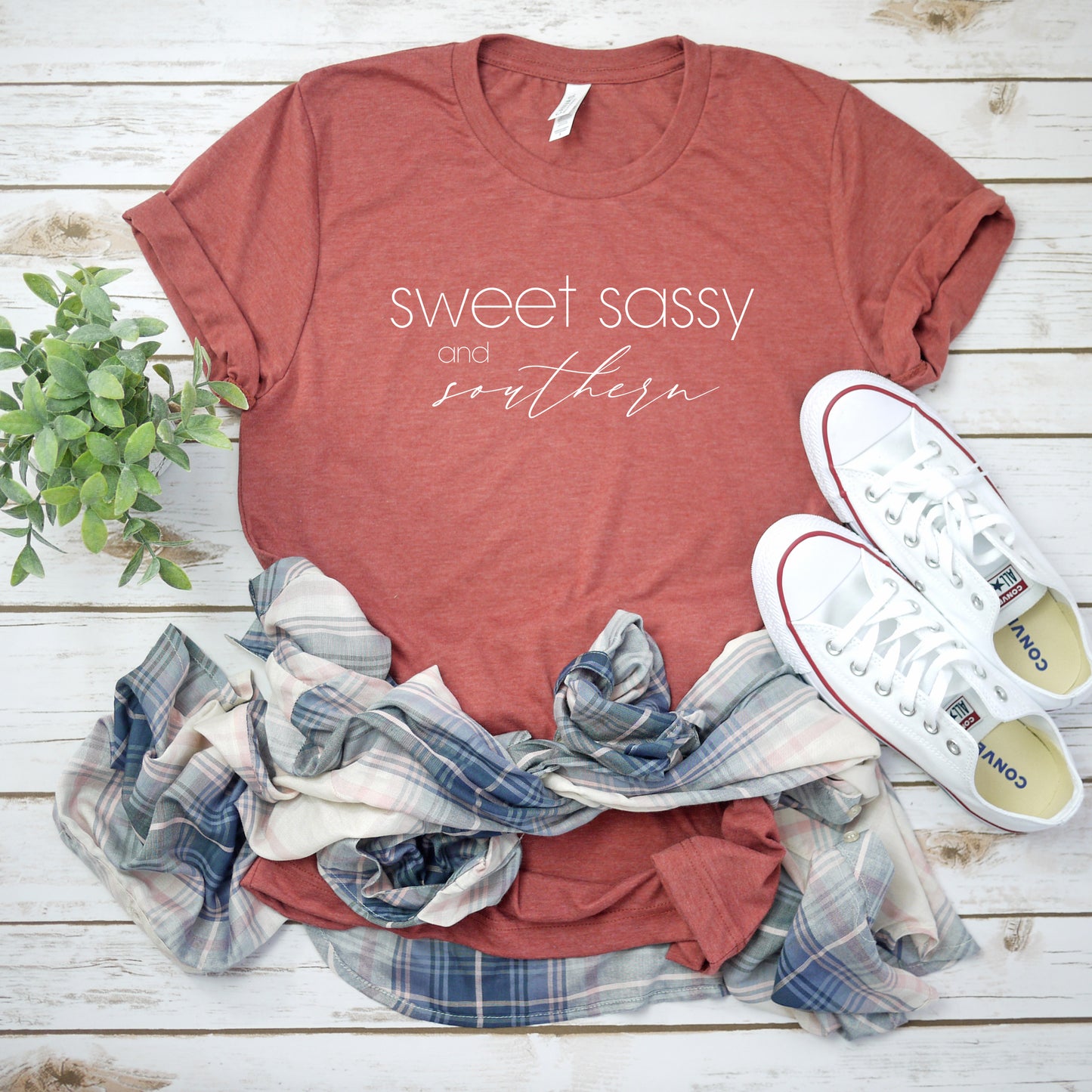 Sweet Sassy and Southern Bella+Canvas Premium Graphic Tee