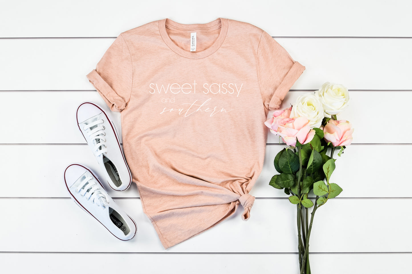Sweet Sassy and Southern Bella+Canvas Premium Graphic Tee