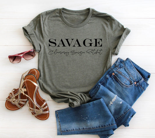 Savage Bella+Canvas Premium Graphic Tee