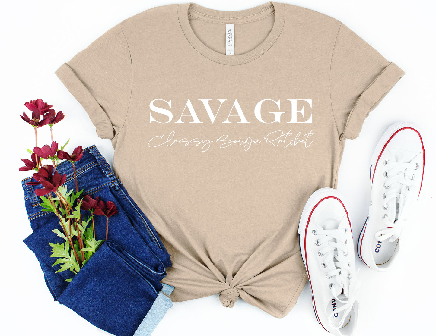Savage Bella+Canvas Premium Graphic Tee