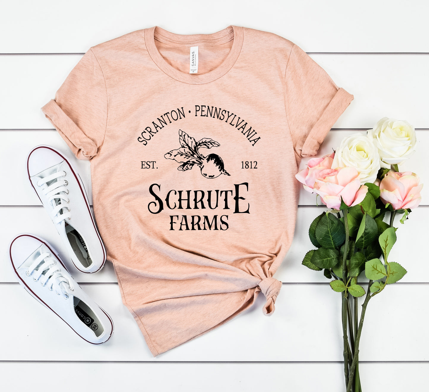 Schrute Farms Bella+Canvas Premium Graphic Tee