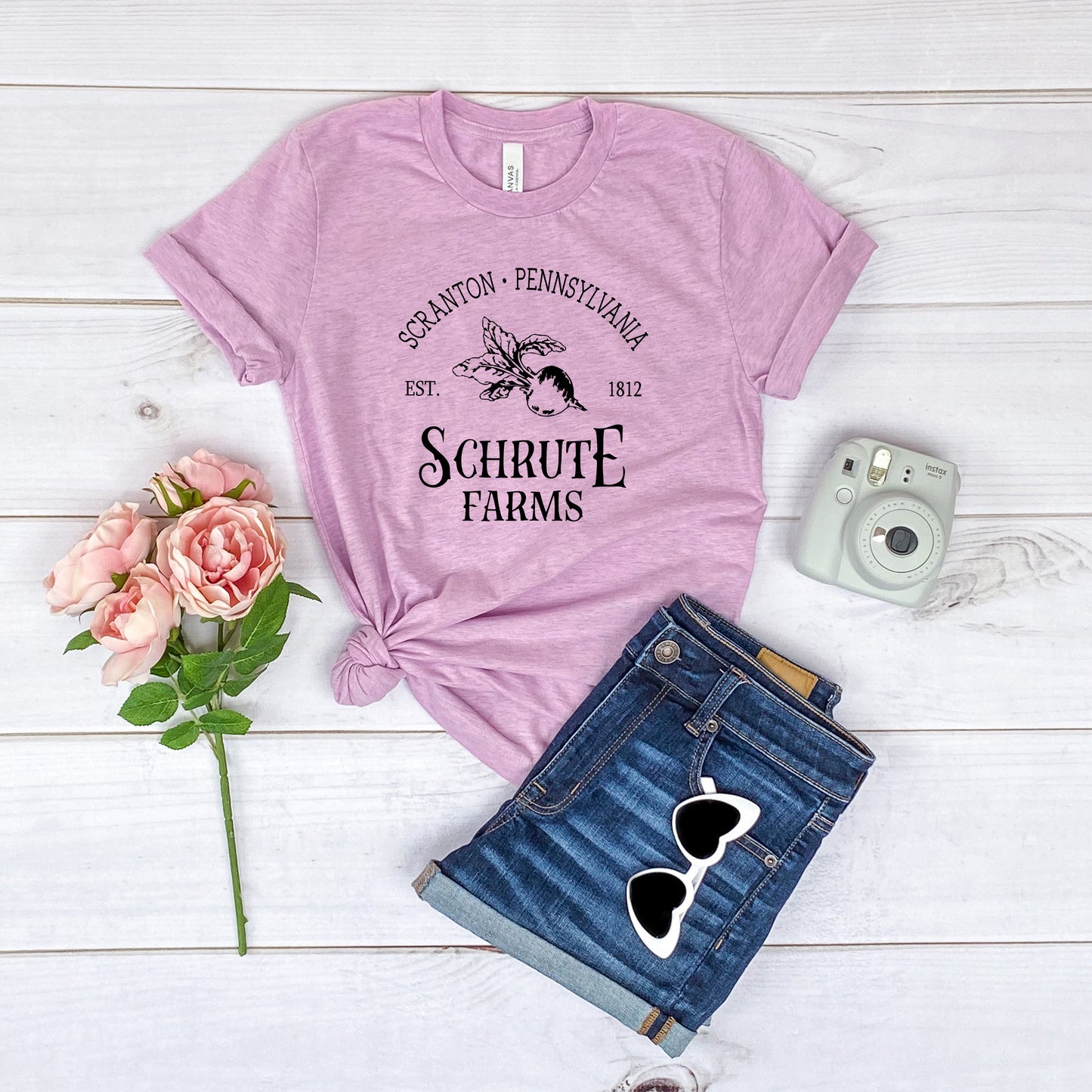 Schrute Farms Bella+Canvas Premium Graphic Tee