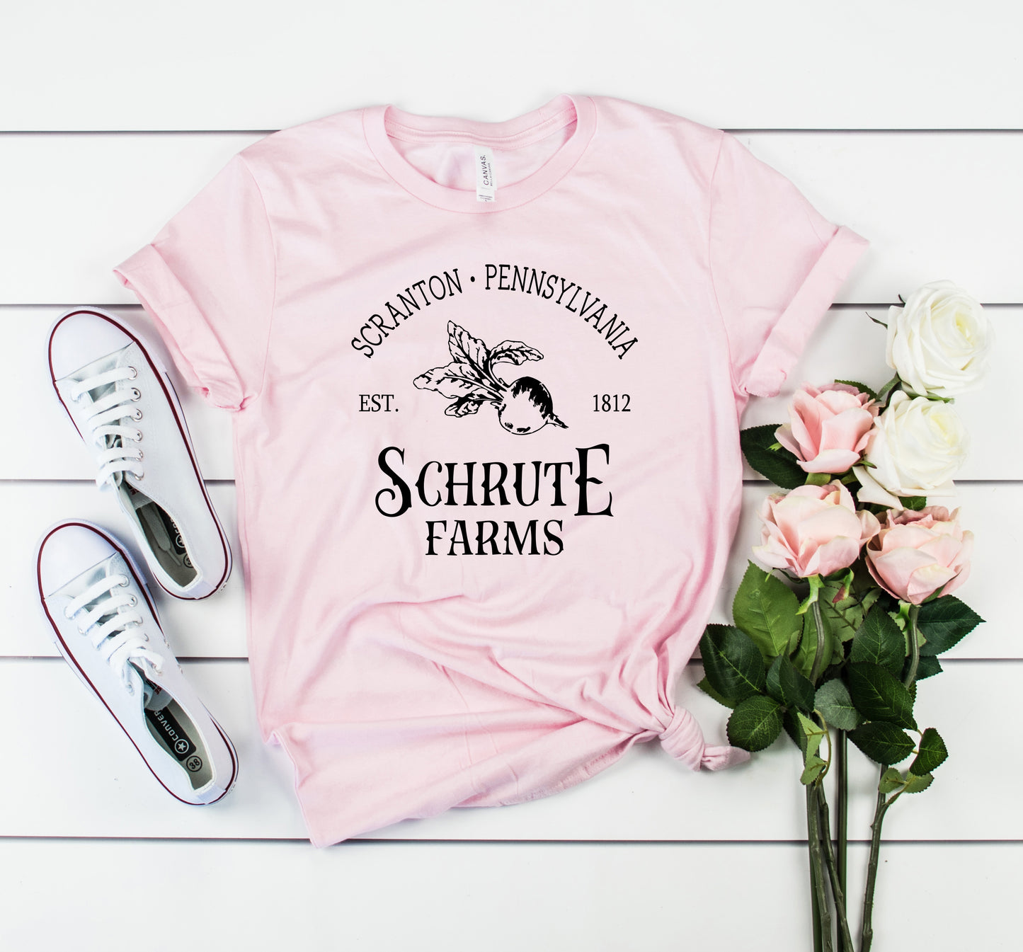Schrute Farms Bella+Canvas Premium Graphic Tee