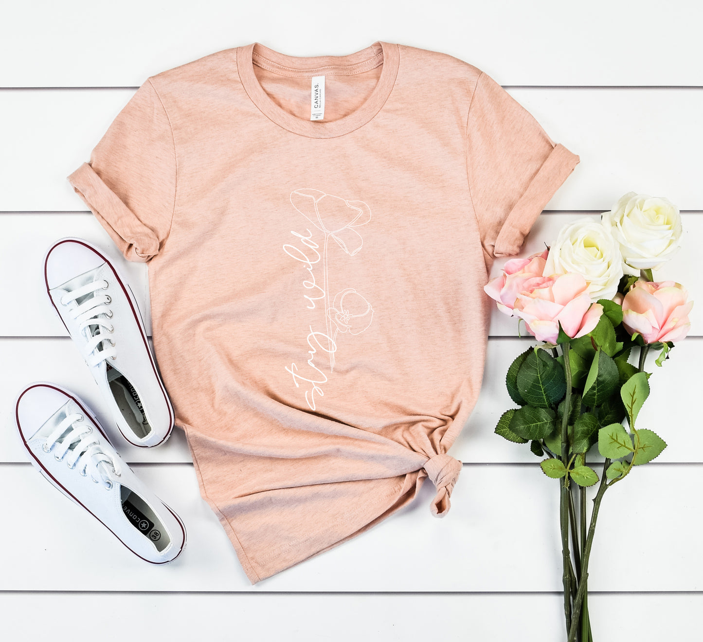 Stay Wild Bella+Canvas Premium Graphic Tee